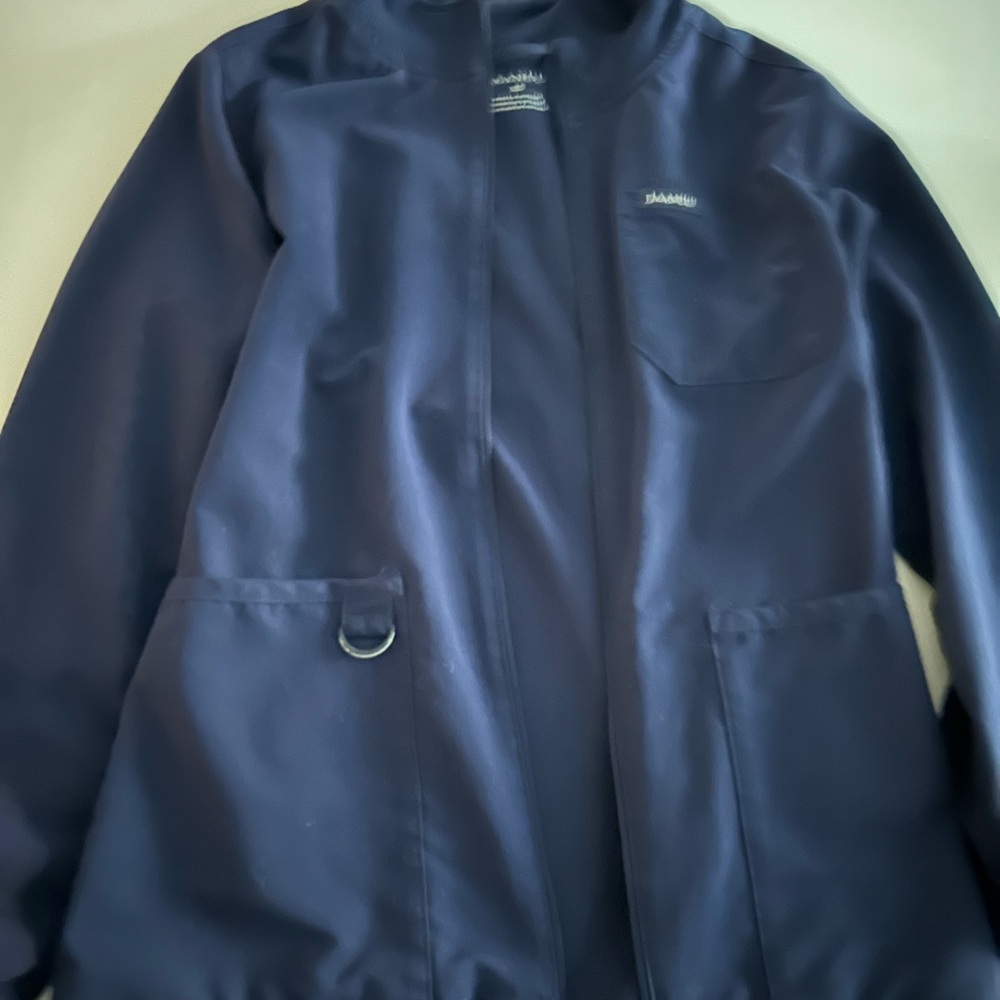 Navy Blue Rain Jacket
